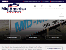 Tablet Screenshot of midamericaautogroup.com